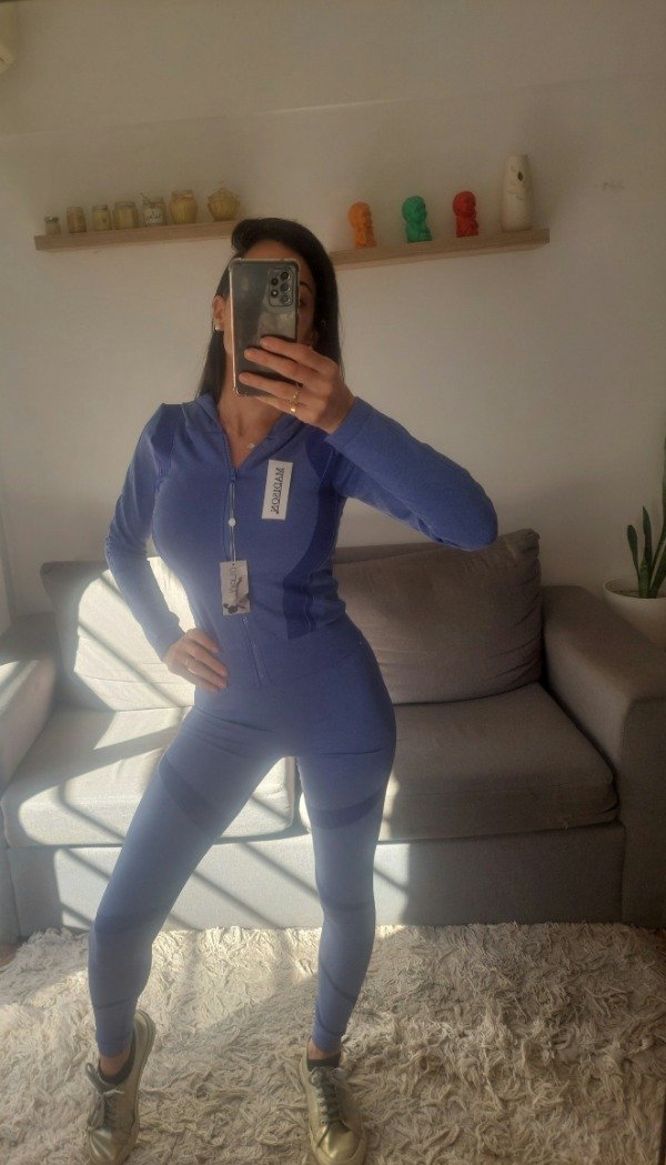 Producto - Campera Pilates azul