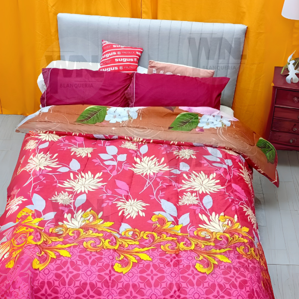 Producto - ACOLCHADO BASICO 2 1/2 pl. ESTAMPADO REVERSIBLE