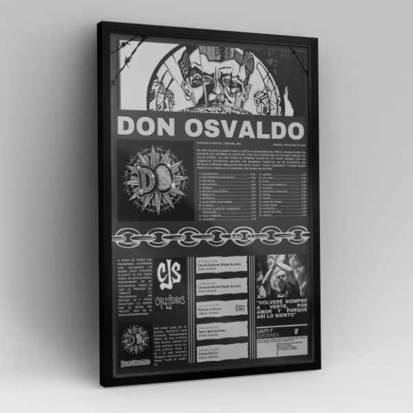 Producto - Cuadro Póster Don Osvaldo