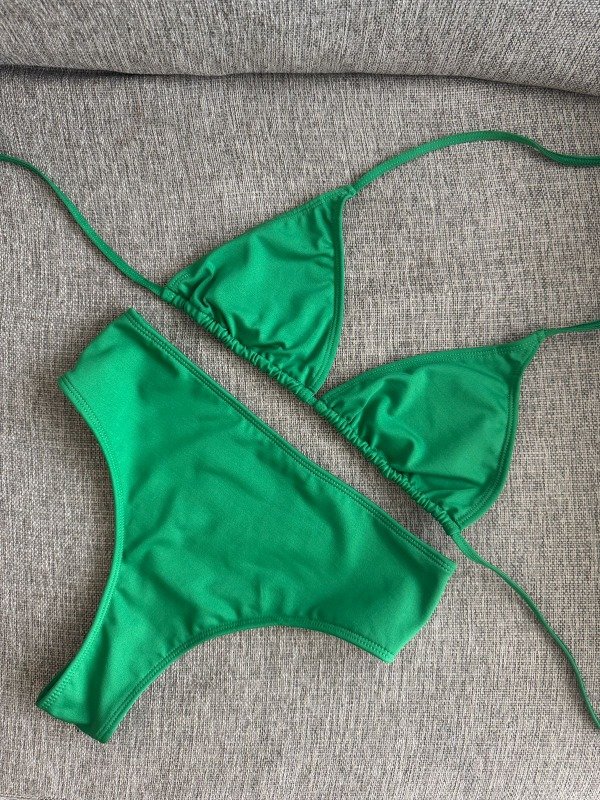 Producto - Bikini Tiro Alto Verde
