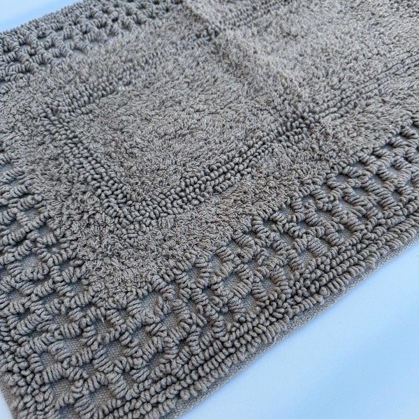 Producto - ALFOMBRA DE BAÑO CON MARCO DE DISEÑO WAFFLE VISÓN