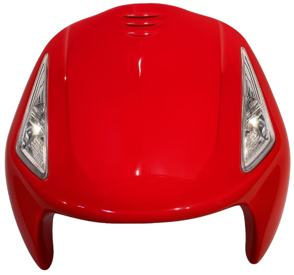 Producto - VC1148XR - TAPA FRENTE DELANTERA (ROJO) C/GIROS KELLER/NEVADA/ENERGY/CRONO 110