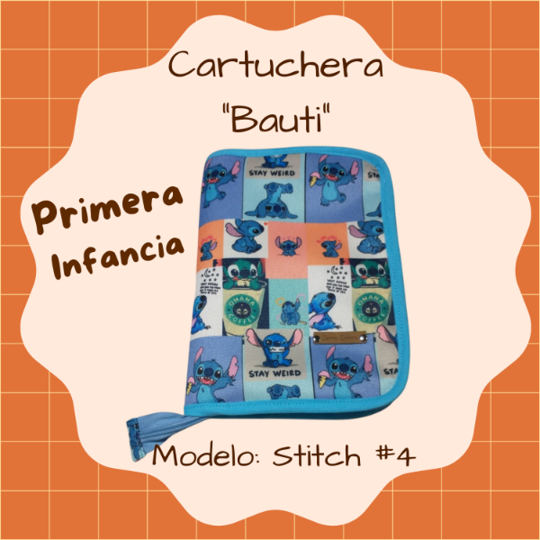 Producto - Cartuchera Primera Infancia "Bauti" - Modelo Stitch