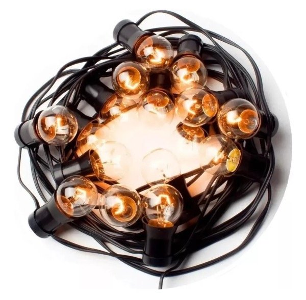Producto - Guirnalda De Luces Exterior Vintage 20 mts