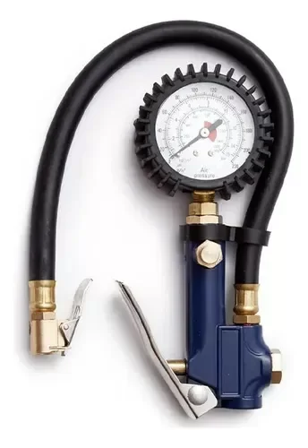 Producto - INFLADOR de NEUMATICOS con MANOMETRO (Aluminio y Bronce) BREMEN