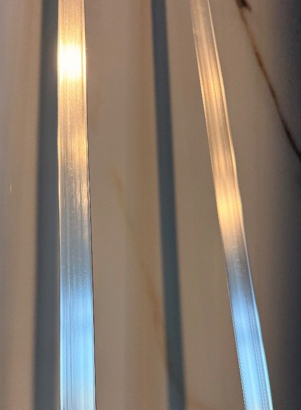 Producto - Tira Terminación Aluminio L Plateado 2.45 mt