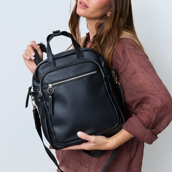 Producto - Mochila Pauli sintético Negro