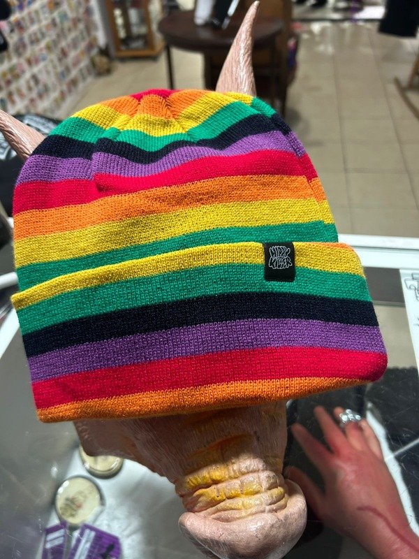 Producto - gorro de lana multicolor