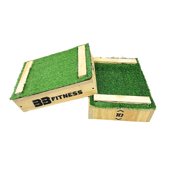 Producto - Step Madera Apilable Par 10cm c/Césped