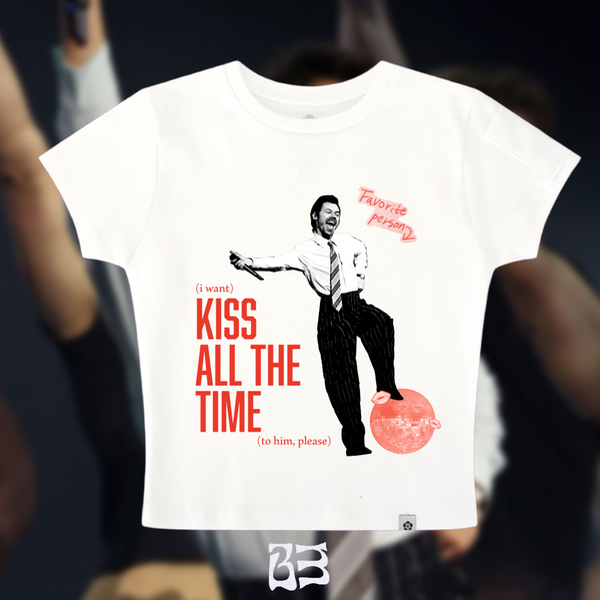 Producto - Baby tee - Kiss all the time (to him, please)