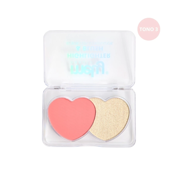Producto - Iluminador + rubor mely - 3