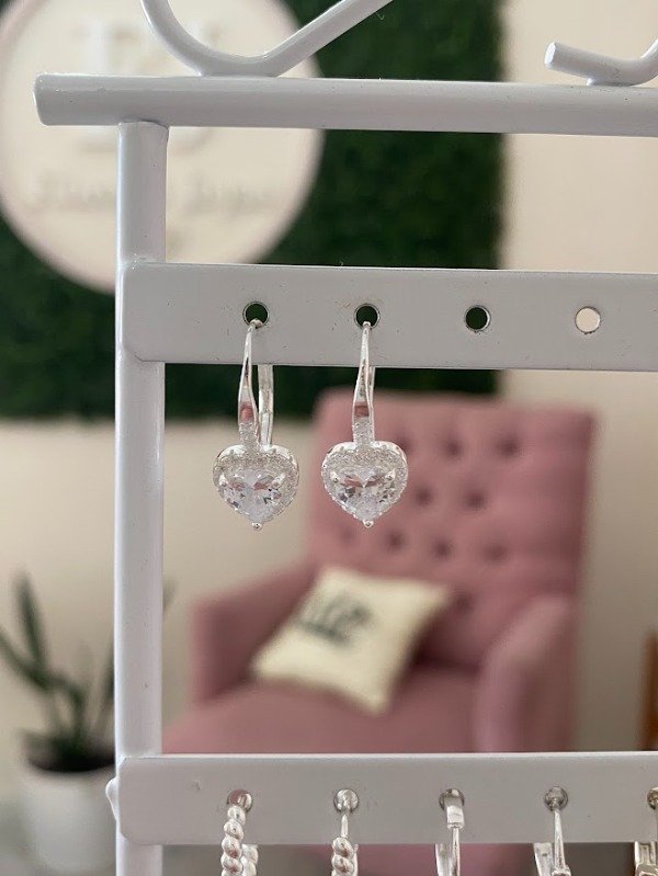 Producto - Argollas corazon brisura cubic