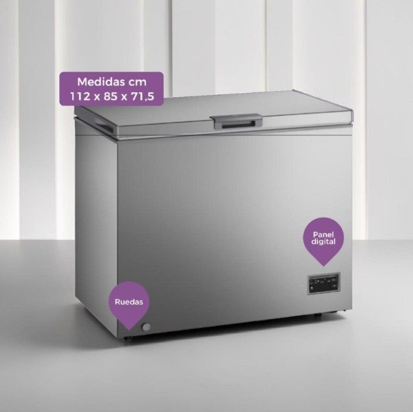 Producto - FREEZER GAFA FGHI302P-L 316LTS SILVER INVERTER