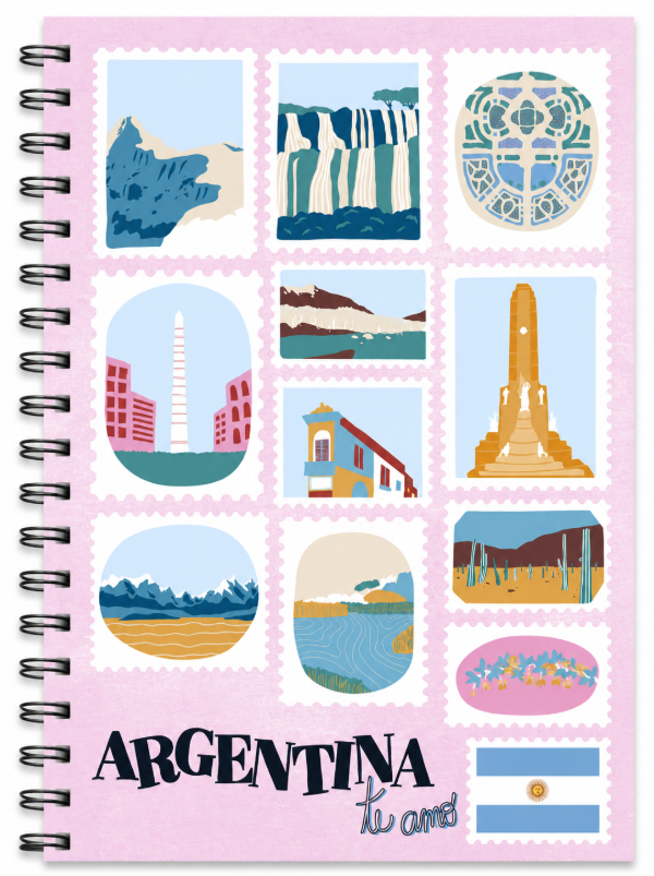 Producto - Cuaderno Argentina Postales