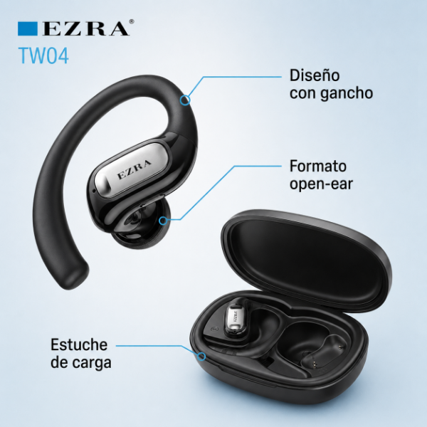 Producto - Auriculares Inalámbricos True Wireless Deportivo + ANC TWS144. - 1
