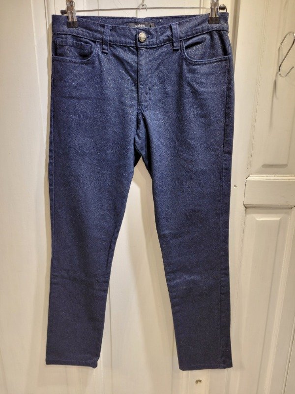 Producto - Jean BURKINA azul con brillos dorados Talle 2 - PRECIO: 32X