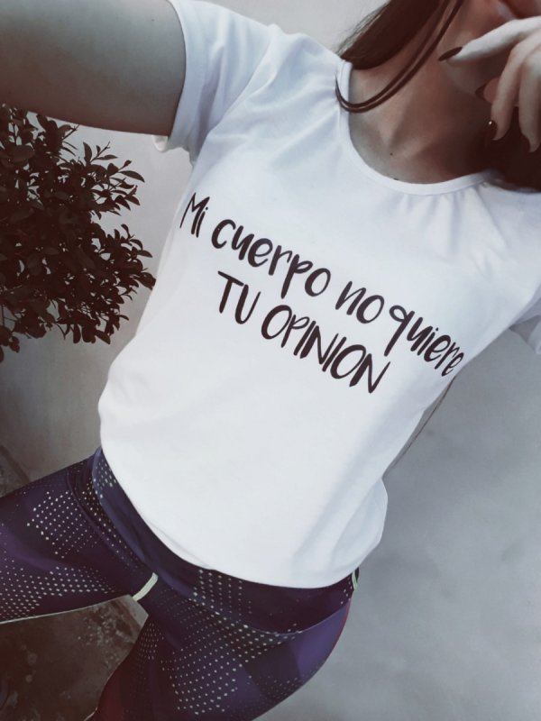 Producto - Remera "Mi cuerpo no quiere tu opinión"