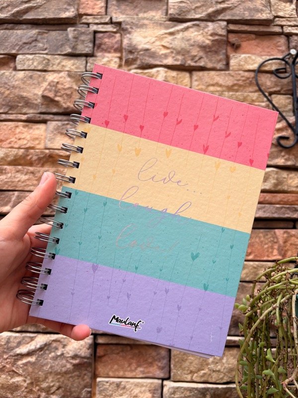Producto - Cuaderno a5 tapa dura. CORAZÓN