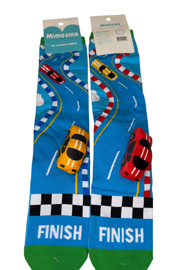 Producto - Medias 3D Pista de Autos