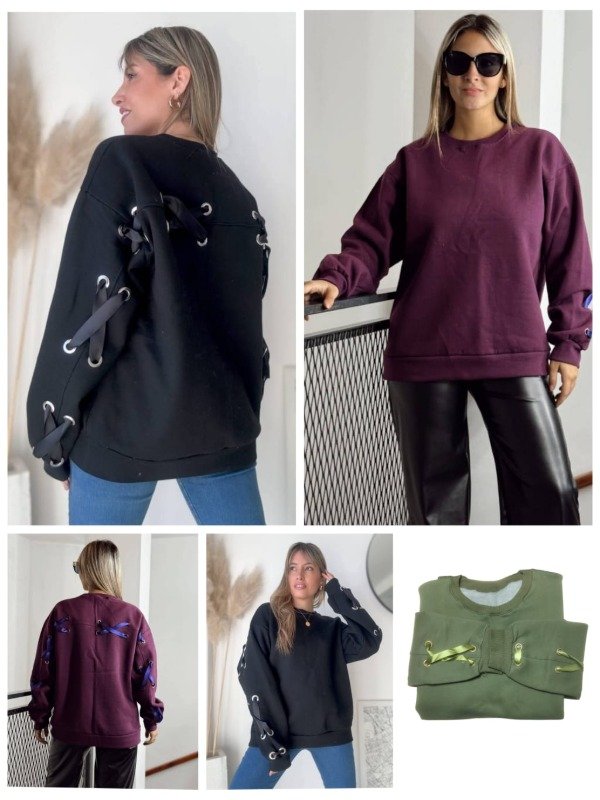 Producto - LINEA LADY Maxi buzo con cintas