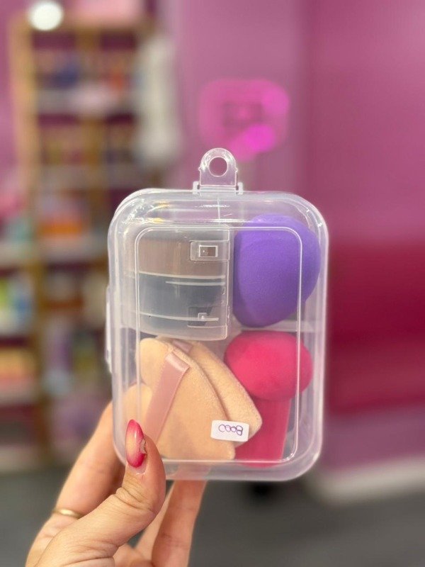 Producto - Kit de esponjas + contenedor