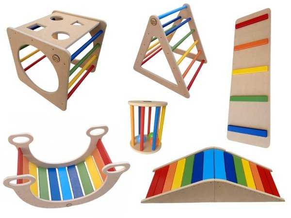 Producto - CUBO + TRIANGULO + RAMPA + RODARI + BALANCIN + PUENTE ENCASTRABLE