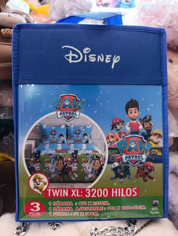 Producto - Sábanas Infantiles 1 1/2 Disney Paw Patrol