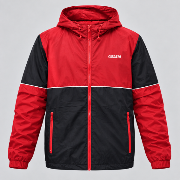 Producto - ROMPEVIENTO VINTAGE II SPORT Bordo y Negro - 0