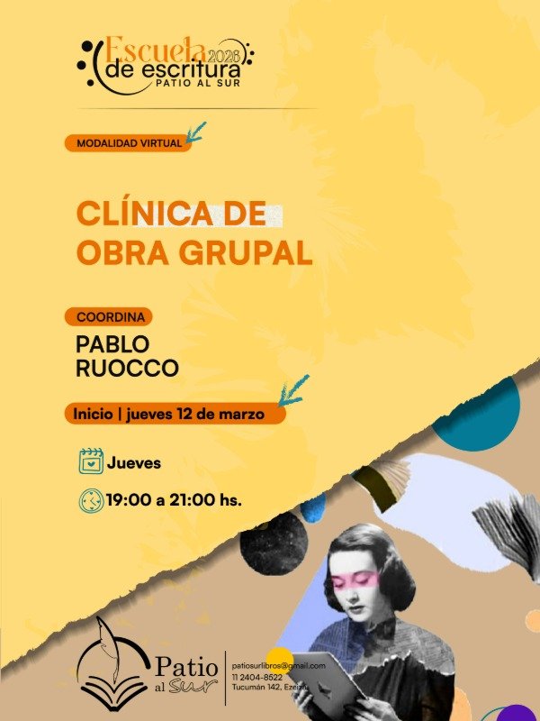 Producto - CLÍNICA DE OBRA GRUPAL