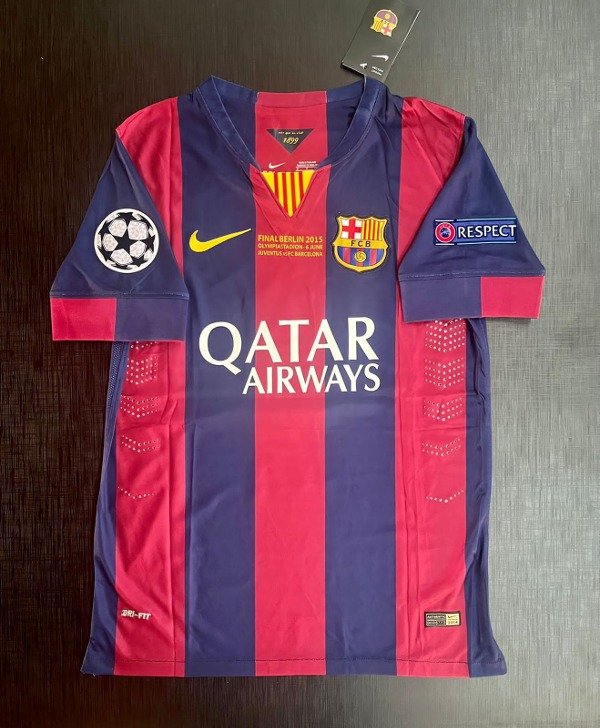 Camiseta Barcelona Retro 2014 2015 Luis Suarez IMPORTADA Soccer Store