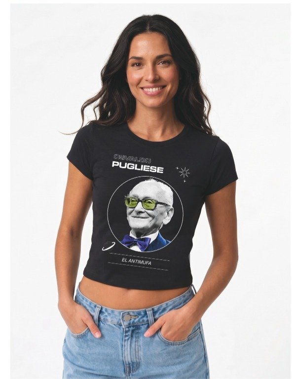 Producto - Remera Osvaldo Pugliese El Antimufa - Negra - 3