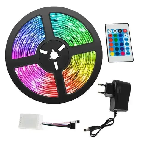 Producto - tira led 28/35 con control rgb 5 metros MC3345