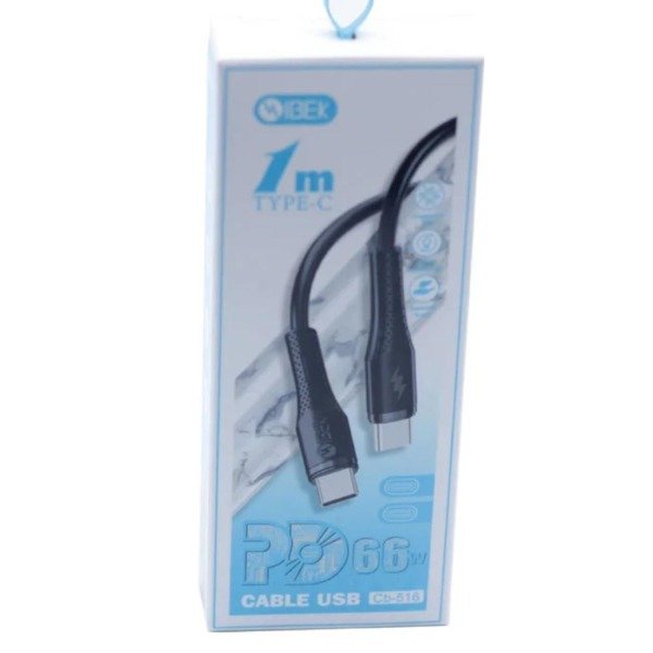 Producto - CABLE TIPO C A TIPO C IBEK CB516 1M PD 66W (jo)