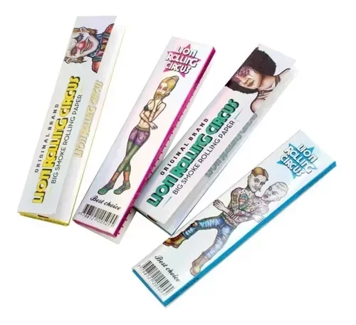 Producto - Papelillos Lion Rolling Circus 108mm ultrafino