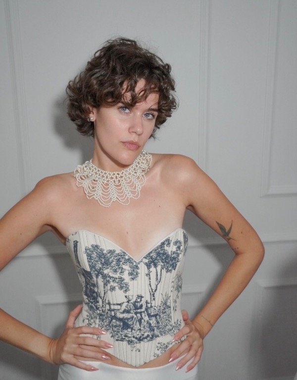 Producto - Corset Toile De Jouy