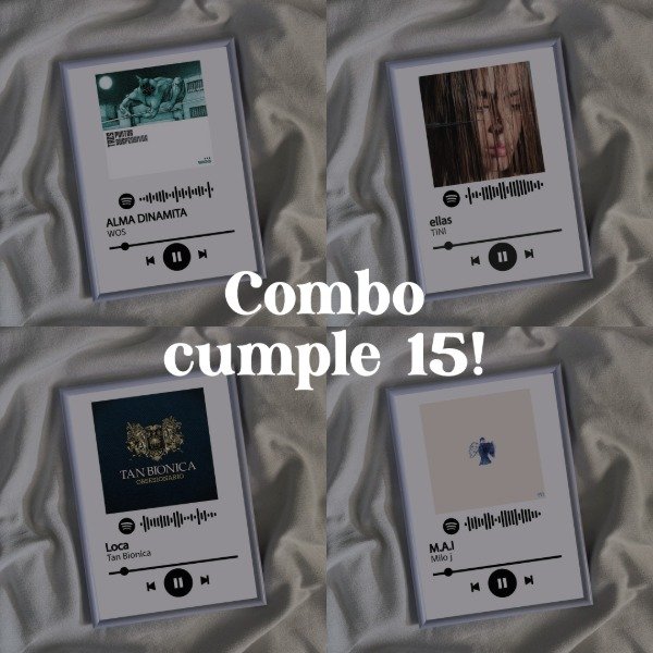 Producto - Cuadro Canción (en cantidad)