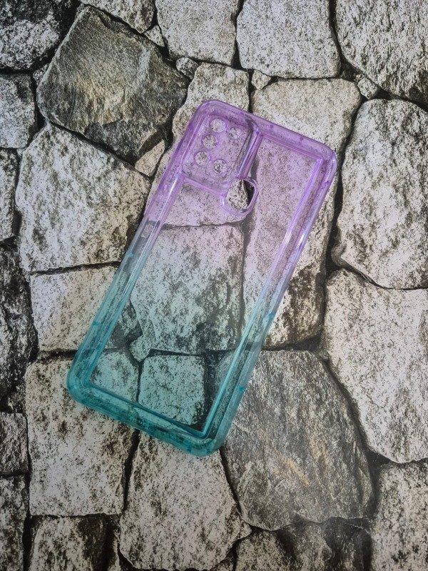 Producto - Funda tpu degrade Samsung A21s lila celeste