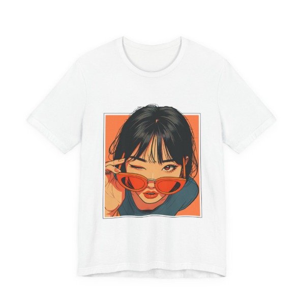 Producto - Remera Unisex Comic Style "Girl Shade"