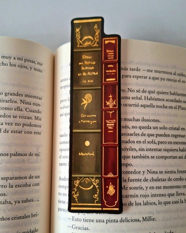 Producto - Marcapáginas "Lomos de libros"