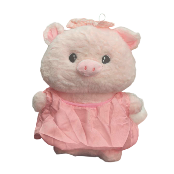 Producto - PELUCHE CHANCHO CON VESTIDO 28CM