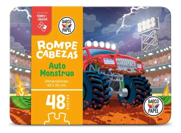 Producto - Rompecabezas en Lata Auto Monstruo - 0
