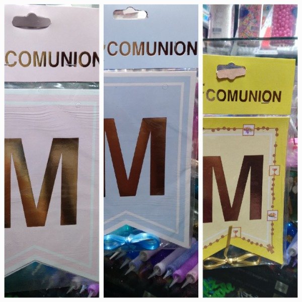 Producto - BANDERIN COMUNION VARIOS COLORES