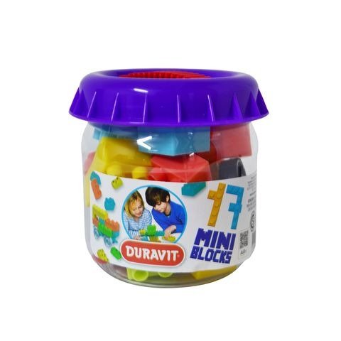 Producto - BLOQUES MINI 17 PIEZAS EN POTE 12X12CM DURAVIT