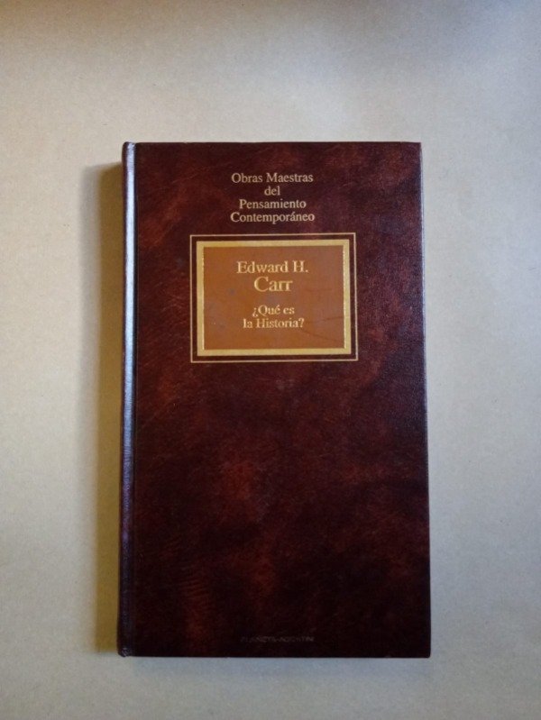 Producto - Qué es la historia - Edward H. Carr - Planeta Agostini 1993 - Tapa dura
