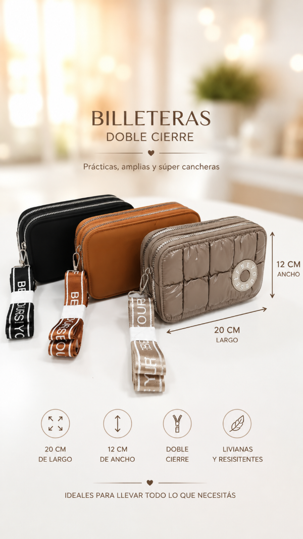 Producto - Billetera doble cierre