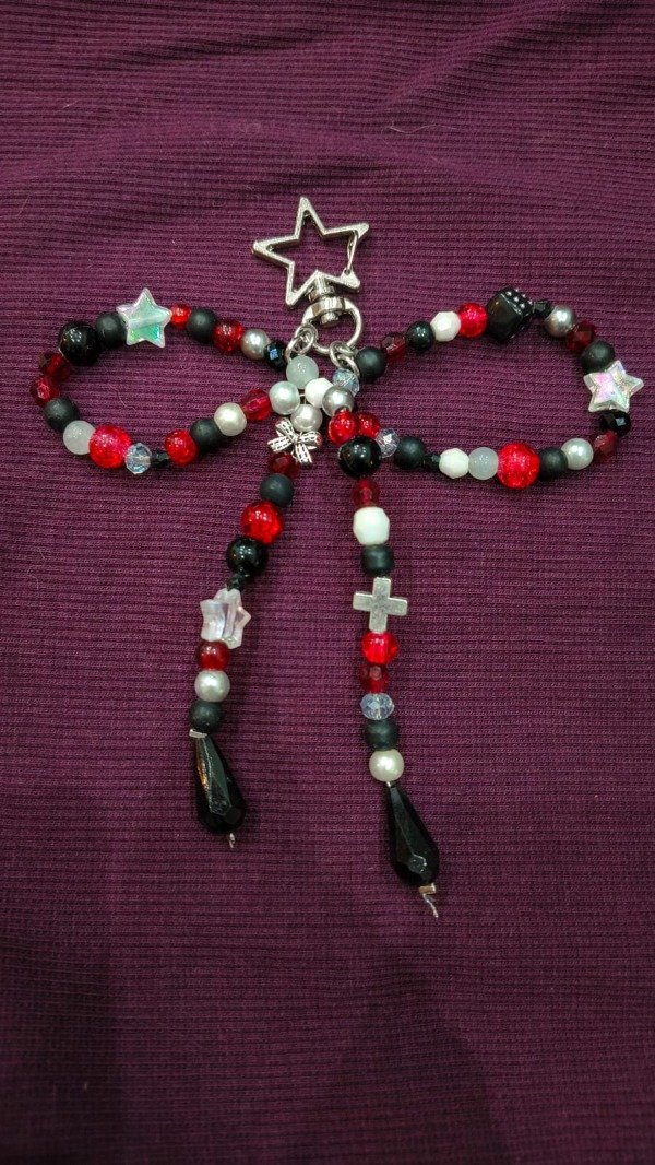 Producto - Bag Charm Moño Rojo