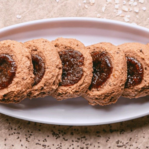 Producto - Pepas integrales -LA FRANCIA- de membrillo y algarroba (venta a granel)