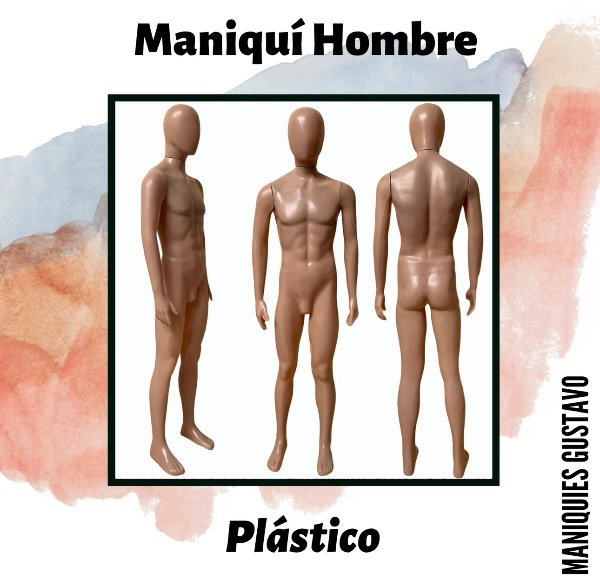 Producto - Maniquí hombre plástico posición recta - 0