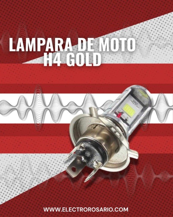 Producto - LAMPARA DE MOTO H4 GOLD