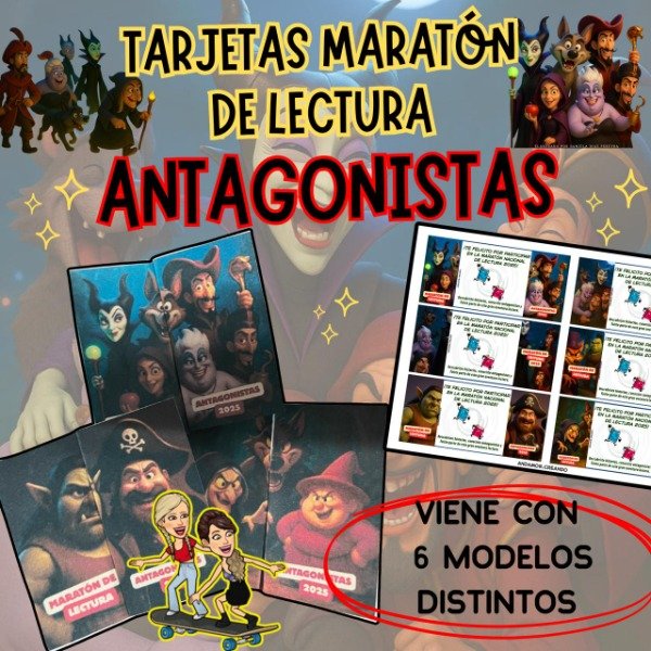Producto - TARJETAS MARATÓN DE LECTURA 2025